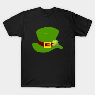 ST PADDYS Day Leprechaun Hat Dark Green T-Shirt